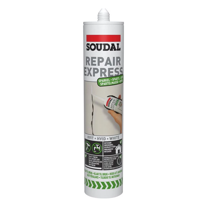 Spackelfog Repair Express Vit, 300ml