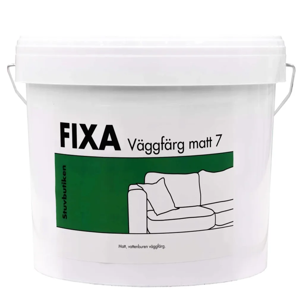Väggfärg Matt 7 Vit, 9L