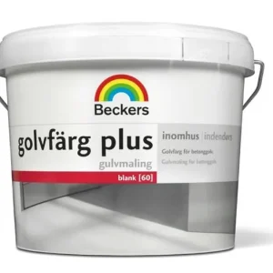 Beckers Plus Golvfärg blank Grå
