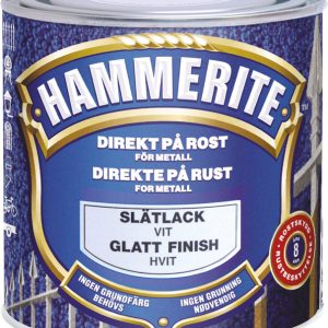 Hammarlack Slät Vit 250 ml Hammerite