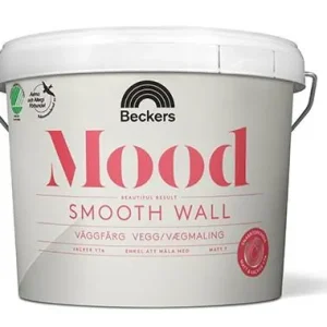 Beckers Mood Smooth Wall Väggfärg matt Vit