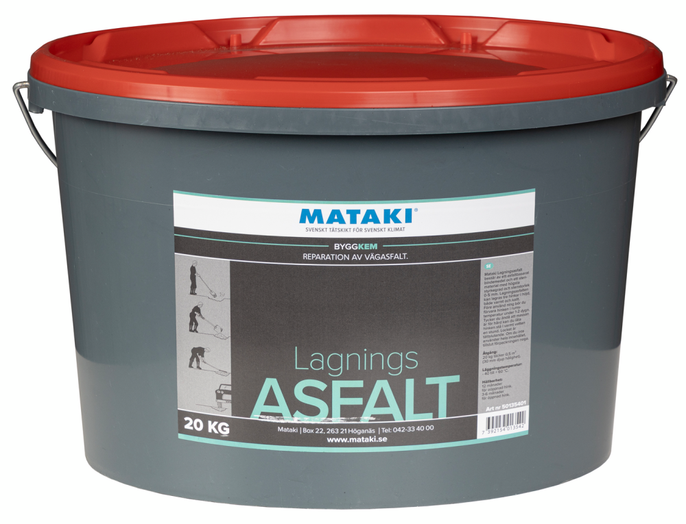 ASFALTSLAGNING 20kg = ca 12 L