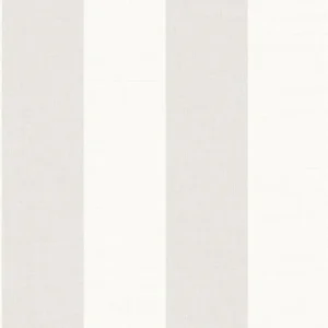 Casadeco - Rayures Blanc/Gris Les Rayures tapet - Köp online