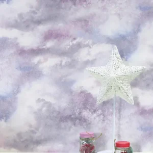 Fantasia III Diamond Galaxy Lilac 260008 – Arthouse tapet
