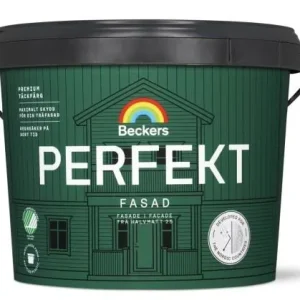 Beckers Perfekt Fasad Fasadfärg helmatt Svart