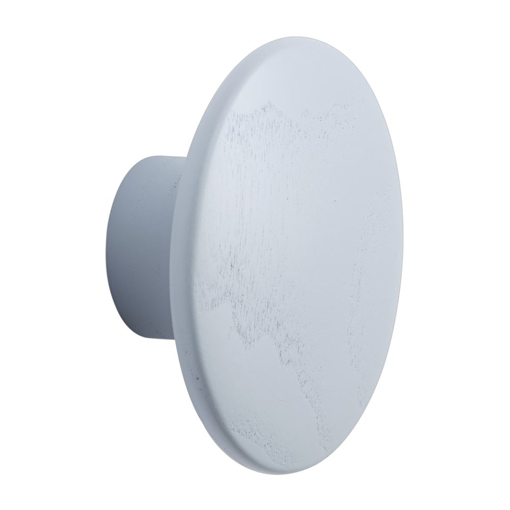 Dots wood krok light blue, Ø6,5 cm