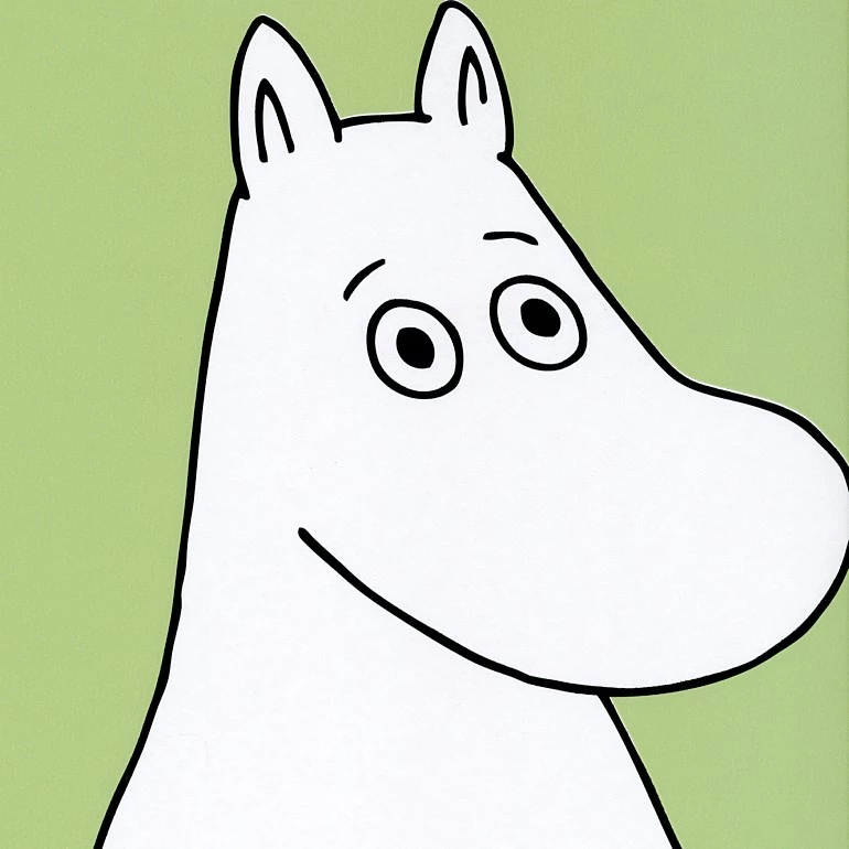 Moomin 2017 5181-3 Grön Tapet