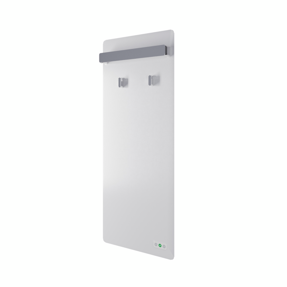 ELHANDDUKSTORK SVEDBERGS MAGNETIC VIT/ KROM TIMER 120W 44X110X8CM