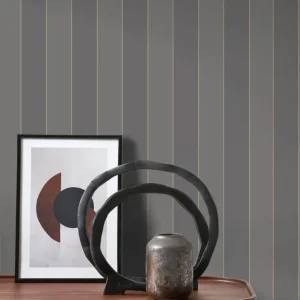 Casadeco - So Color 4 Rayure Noir So Color 4 tapet - Köp online