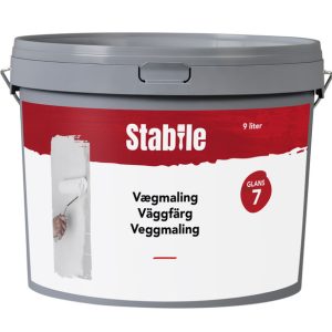 Väggfärg Vit 9 L Stabile