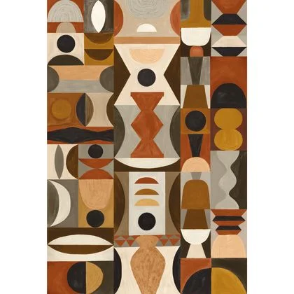 Casamance - Modelage Terracotta/Sable Panoramas 2 tapet - Köp online